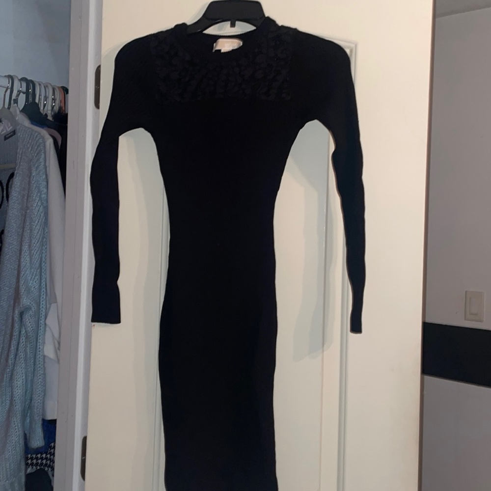 Black Michael Kors midi dress